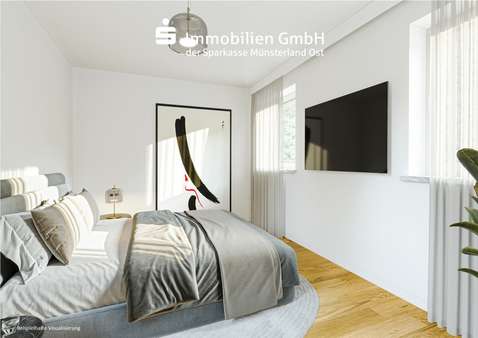 Schlafzimmer - Etagenwohnung in 59269 Beckum mit 90m² kaufen