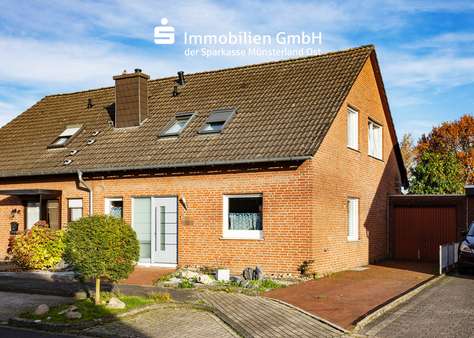 Vorderansicht - Doppelhaushälfte in 48351 Everswinkel mit 114m² kaufen