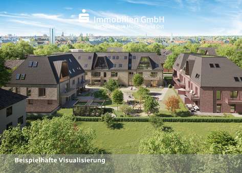 Vogelperspektive - Maisonette-Wohnung in 48145 Münster mit 98m² kaufen