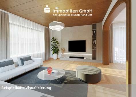 Wohnzimmer - Einfamilienhaus in 59320 Ennigerloh mit 156m² kaufen