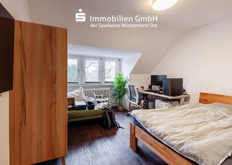 Schlafzimmer 2 - Dachgeschosswohnung in 48143 Münster mit 74m² kaufen