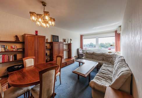 Wohnzimmer - Etagenwohnung in 48151 Münster mit 94m² günstig kaufen