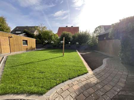 Blick in den Garten - Einfamilienhaus in 49525 Lengerich mit 100m² kaufen