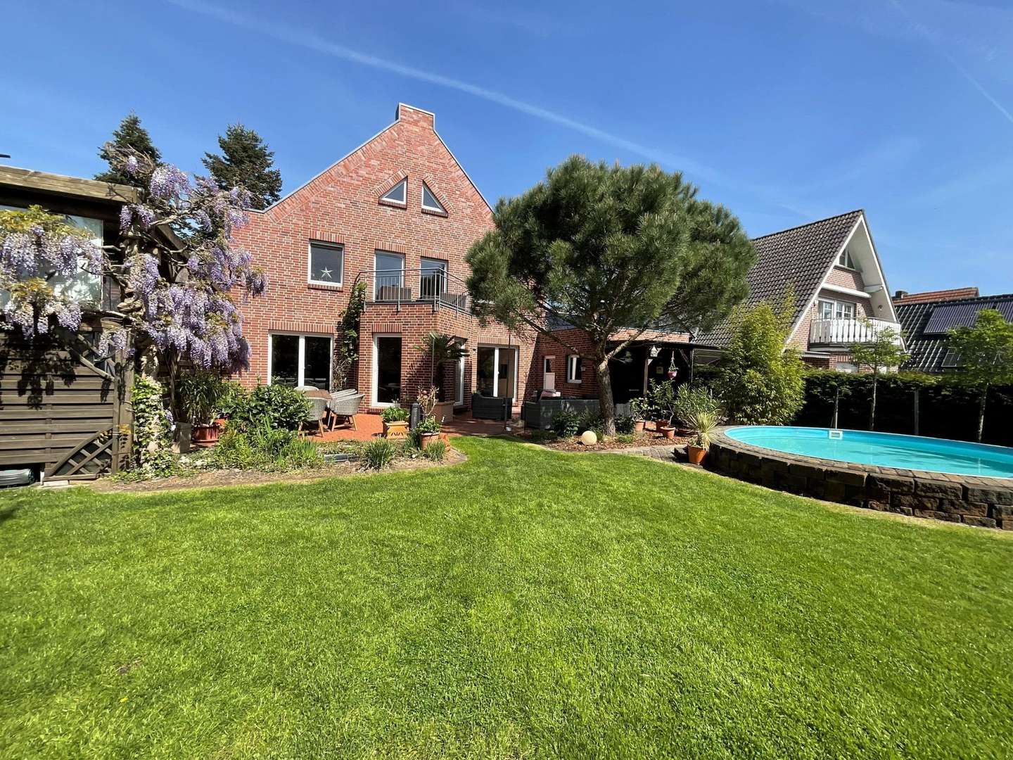 Gartenansicht - Einfamilienhaus in 49525 Lengerich mit 152m² kaufen
