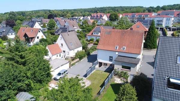 Gartenansicht Gartenansicht - Zweifamilienhaus in 49525 Lengerich mit 191m² kaufen