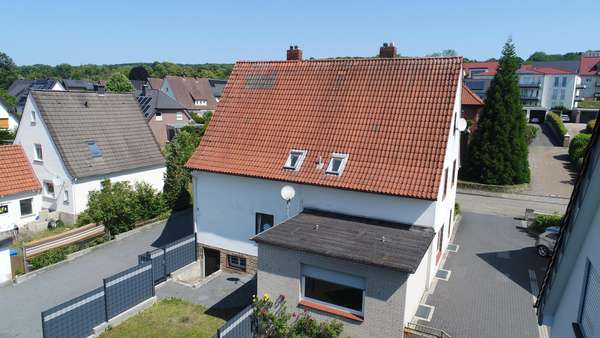 Gartenansicht Gartenansicht - Zweifamilienhaus in 49525 Lengerich mit 191m² kaufen
