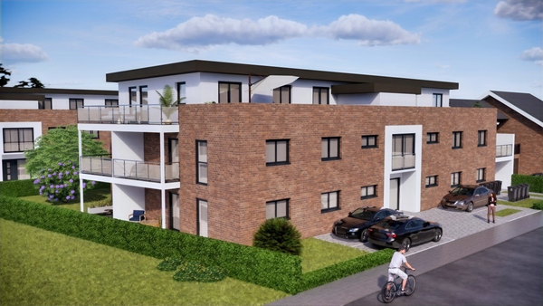 Straßenansicht - Erdgeschosswohnung in 59387 Ascheberg mit 62m² kaufen