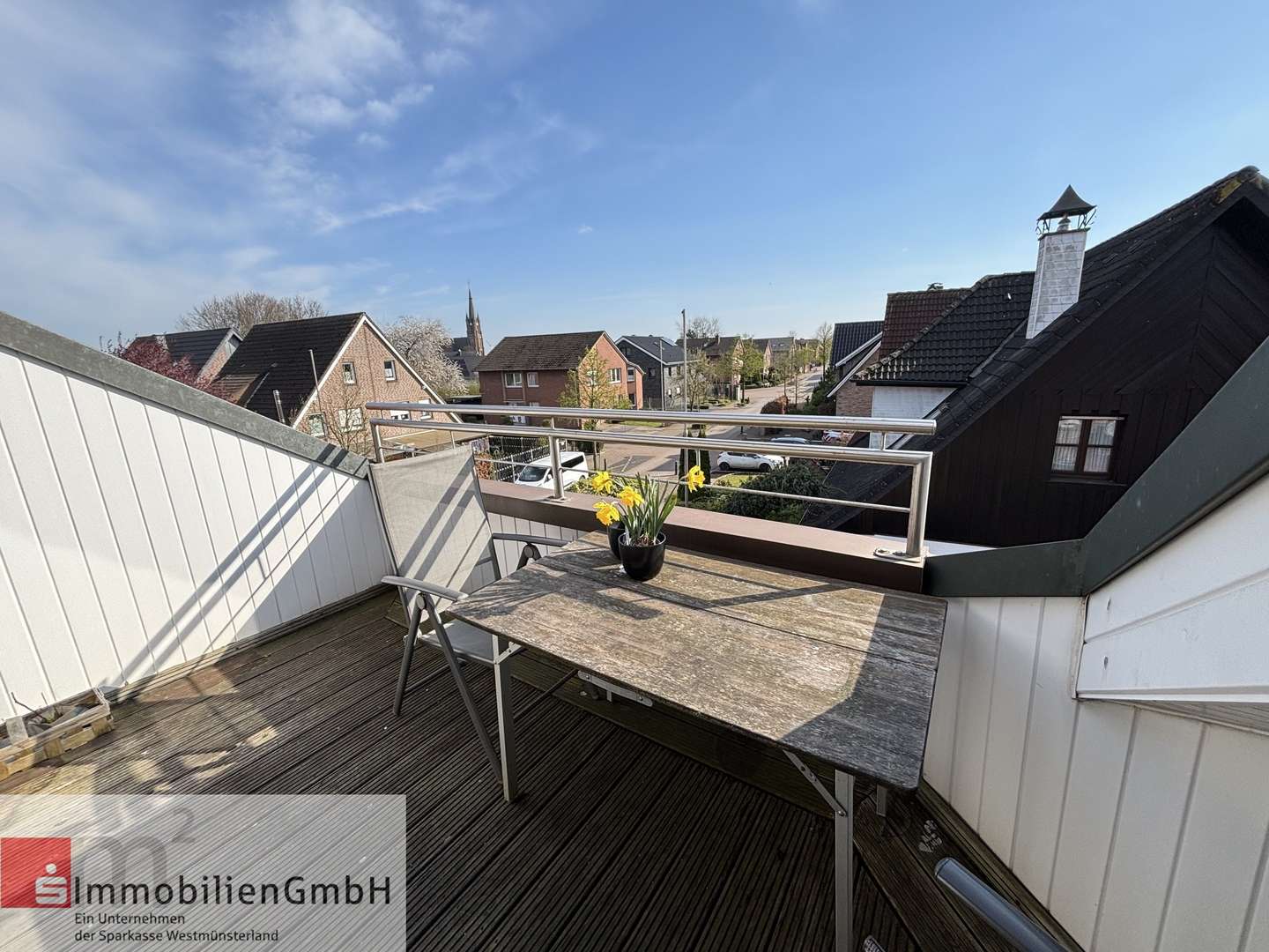 Balkonblick - Dachgeschosswohnung in 46325 Borken mit 64m² als Kapitalanlage kaufen