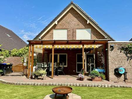 überdachte Terrasse - Einfamilienhaus in 46399 Bocholt mit 124m² kaufen