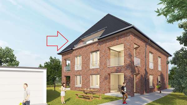 Wohnen im Zentrum von Dülmen - Dachgeschosswohnung in 48249 Dülmen mit 117m² kaufen