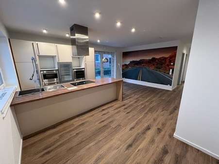 Wohnbereich mit offener Küche - Erdgeschosswohnung in 48734 Reken mit 71m² kaufen