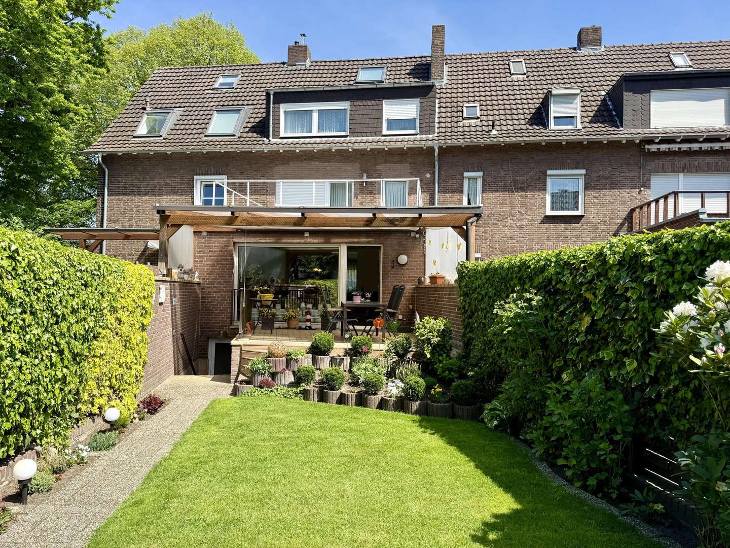Gartenansicht - Reihenmittelhaus in 46395 Bocholt mit 150m² kaufen