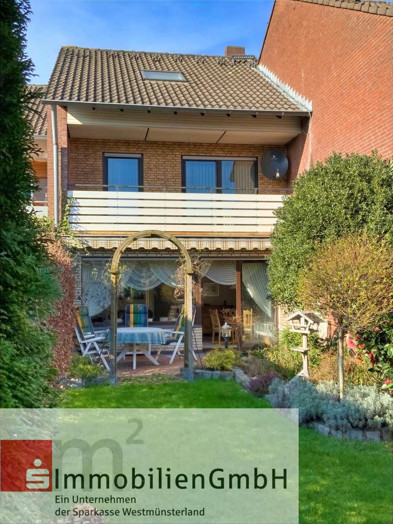 Gartenansicht - Reihenmittelhaus in 46395 Bocholt mit 104m² kaufen