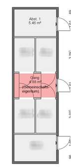 Abstellraum Aufteilungsplan - Erdgeschosswohnung in 59399 Olfen mit 84m² kaufen