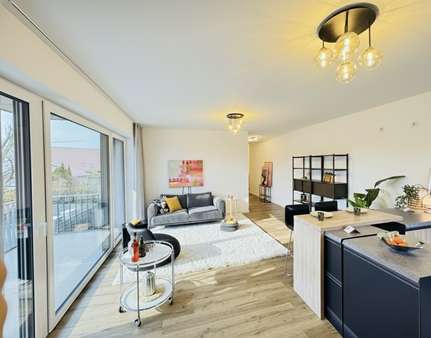 geräumiger Wohnbereich - Etagenwohnung in 48301 Nottuln mit 79m² kaufen