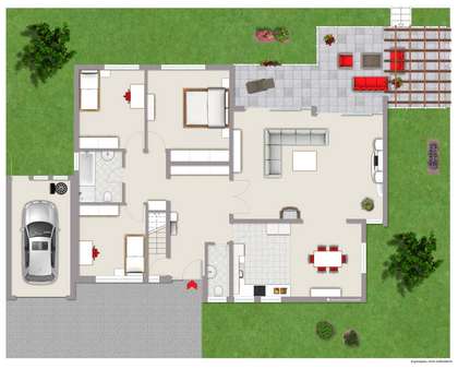 Exposeplan Exposeplan - Bungalow in 46499 Hamminkeln mit 134m² kaufen