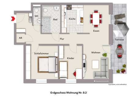 Wohnung 0.2 - Etagenwohnung in 48249 Dülmen mit 59m² mieten