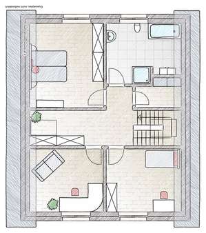 Exposéplan Dachgeschoss - Einfamilienhaus in 46419 Isselburg mit 139m² kaufen