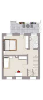 Exposé-Plan Obergeschoss (nicht maßstäblich) - Reihenmittelhaus in 46395 Bocholt mit 140m² kaufen