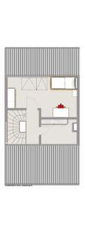Exposé-Plan Dachgeschoss - Reihenmittelhaus in 46397 Bocholt mit 97m² kaufen