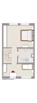 Exposé-Plan Obergeschoss - Reihenmittelhaus in 46397 Bocholt mit 97m² kaufen