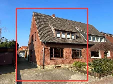 Vorderansicht - Doppelhaushälfte in 48429 Rheine mit 165m² kaufen