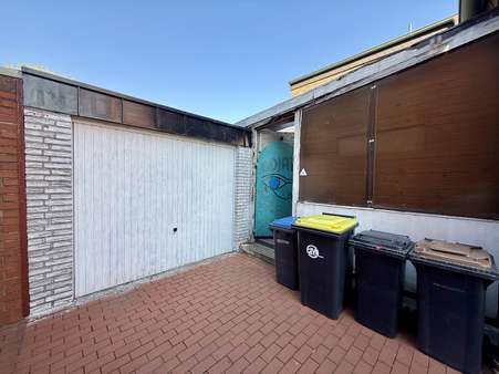 Garage und Zugang zum Garten - Reihenendhaus in 48429 Rheine mit 121m² kaufen