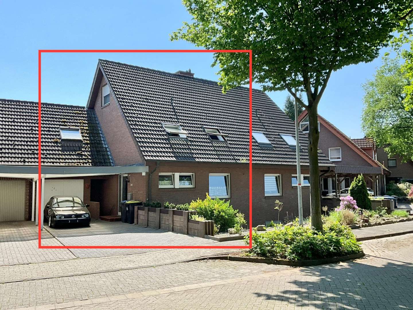 Vorderansicht - Doppelhaushälfte in 48429 Rheine mit 169m² kaufen