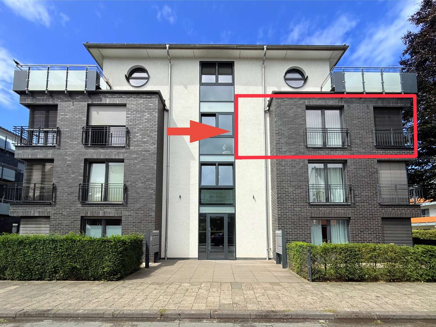 Vorderansicht Vorderansicht - Etagenwohnung in 48429 Rheine mit 93m² kaufen