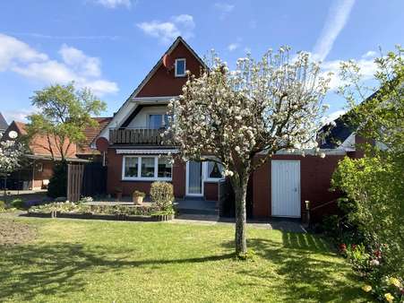 Rückansicht mit Garten - Zweifamilienhaus in 48431 Rheine mit 174m² kaufen