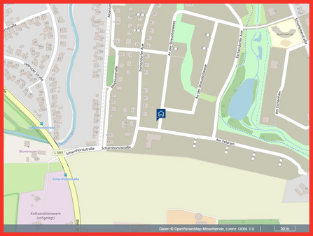 Straßenkarte - Grundstück in 48429 Rheine mit 450m² kaufen