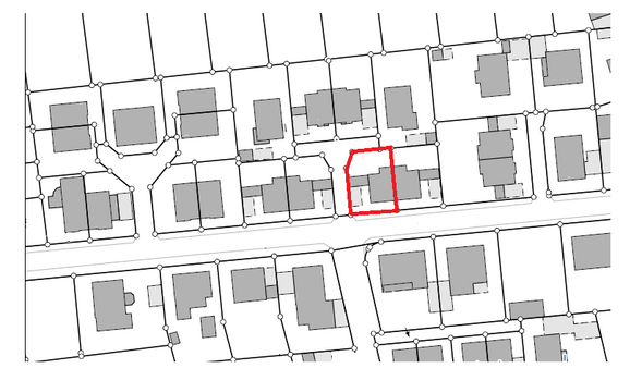 Katasterplan - Doppelhaushälfte in 48282 Emsdetten mit 97m² kaufen