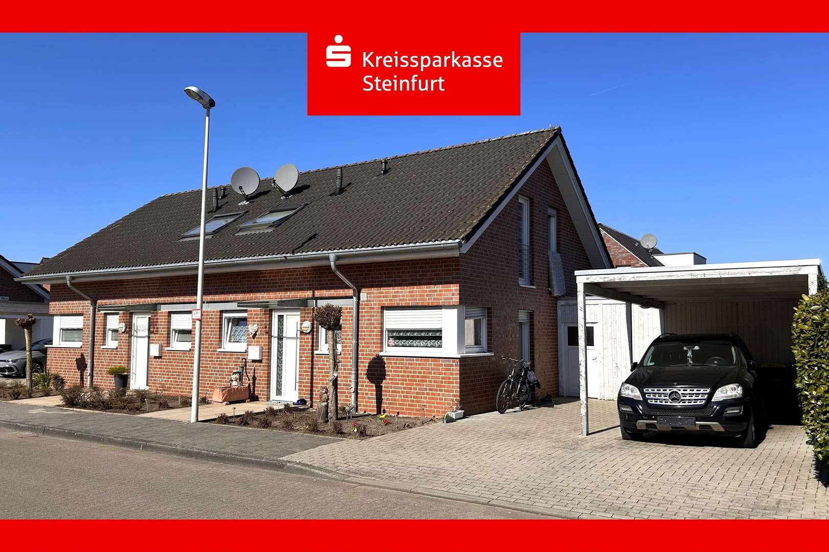 Frontansicht Frontansicht - Doppelhaushälfte in 48282 Emsdetten mit 97m² kaufen