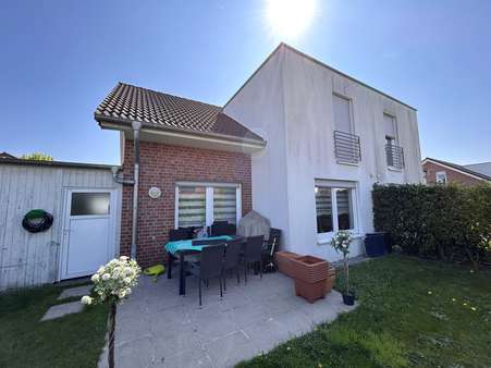 Terrasse Terrasse - Doppelhaushälfte in 48282 Emsdetten mit 97m² kaufen