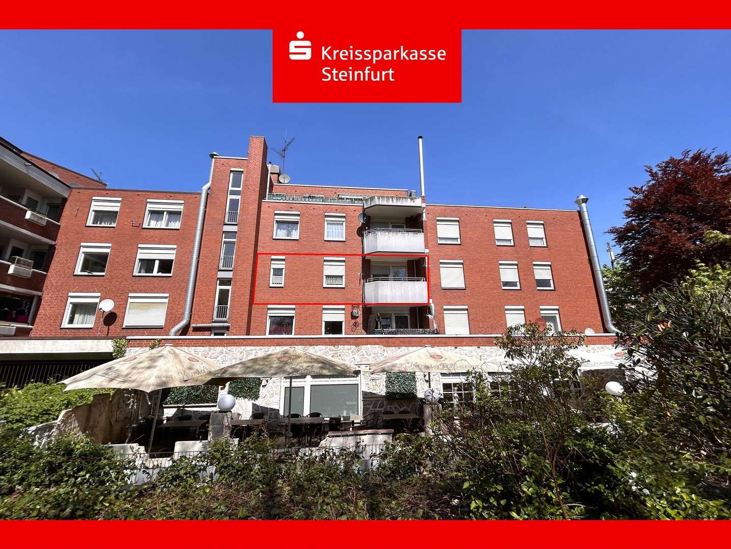 Rückansicht - Etagenwohnung in 48282 Emsdetten mit 108m² kaufen