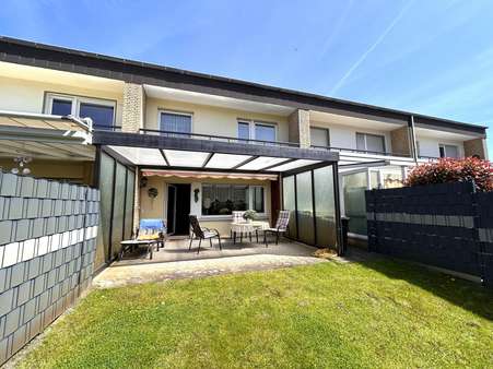 Überdachte Westterrasse - Reihenmittelhaus in 48282 Emsdetten mit 98m² kaufen