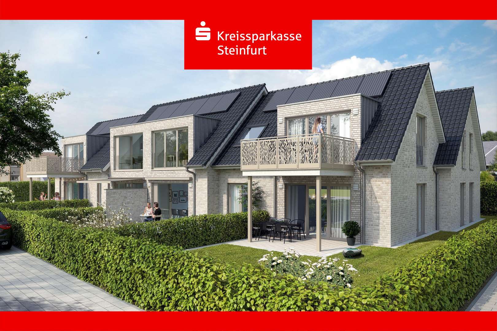 Visualisierung - Erdgeschosswohnung in 49497 Mettingen mit 75m² kaufen