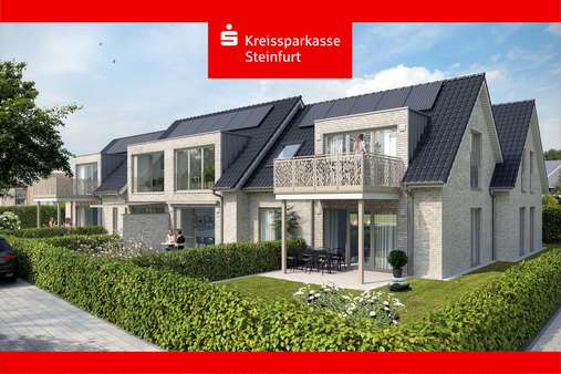 Visualisierung - Dachgeschosswohnung in 49497 Mettingen mit 54m² kaufen