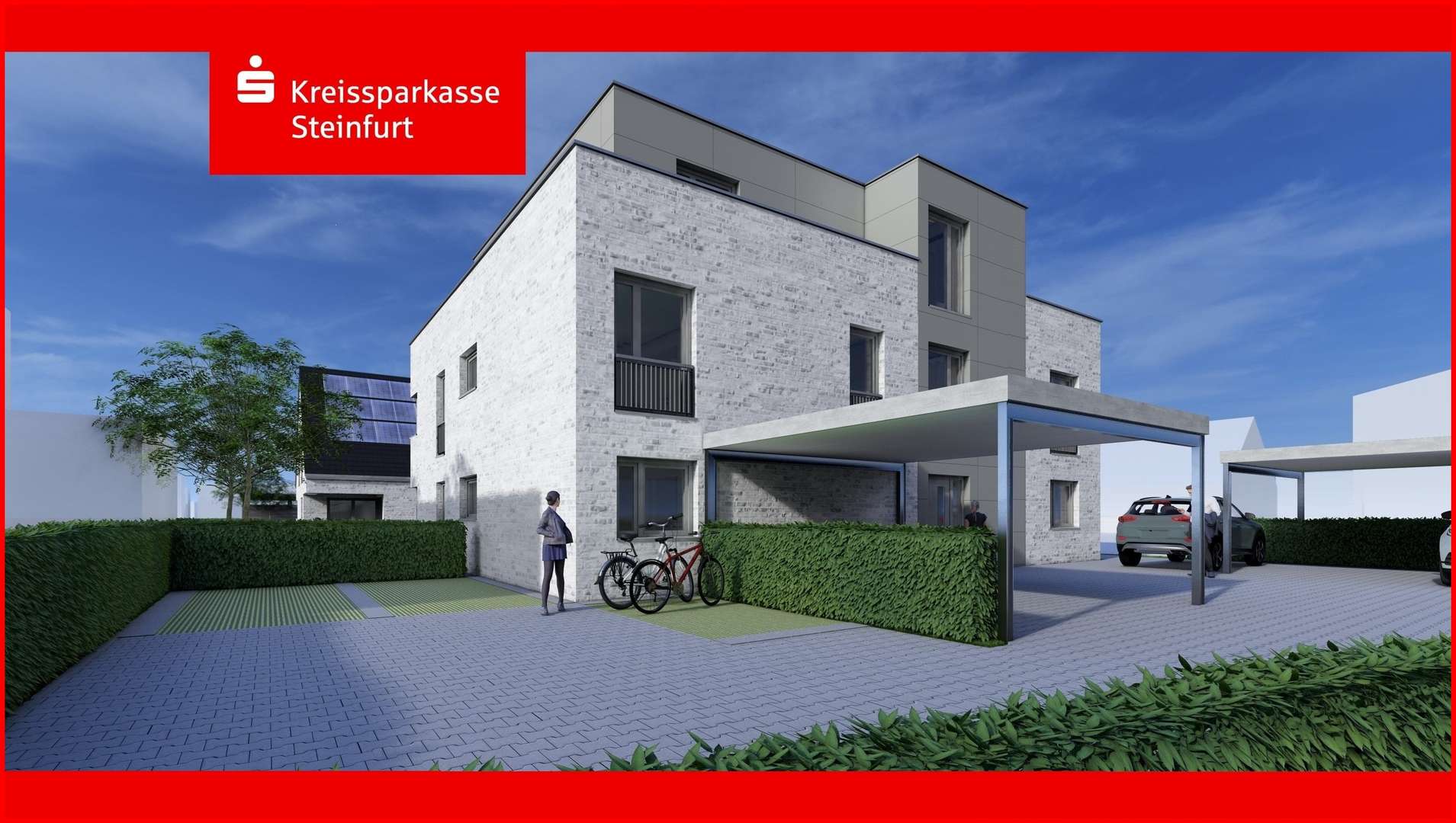 Frontansicht - Erdgeschosswohnung in 48282 Emsdetten mit 62m² kaufen