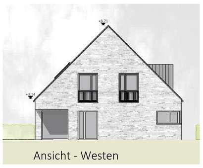 Seitenansicht - Doppelhaushälfte in 48282 Emsdetten mit 104m² kaufen