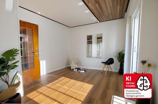 Visualisierung Wohn Essbereich EG - Einfamilienhaus in 48268 Greven mit 155m² kaufen