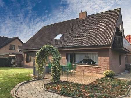 Gartenansicht - Zweifamilienhaus in 48477 Hörstel mit 184m² kaufen