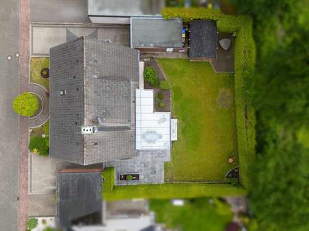 Ansicht von oben - Zweifamilienhaus in 48366 Laer mit 183m² kaufen