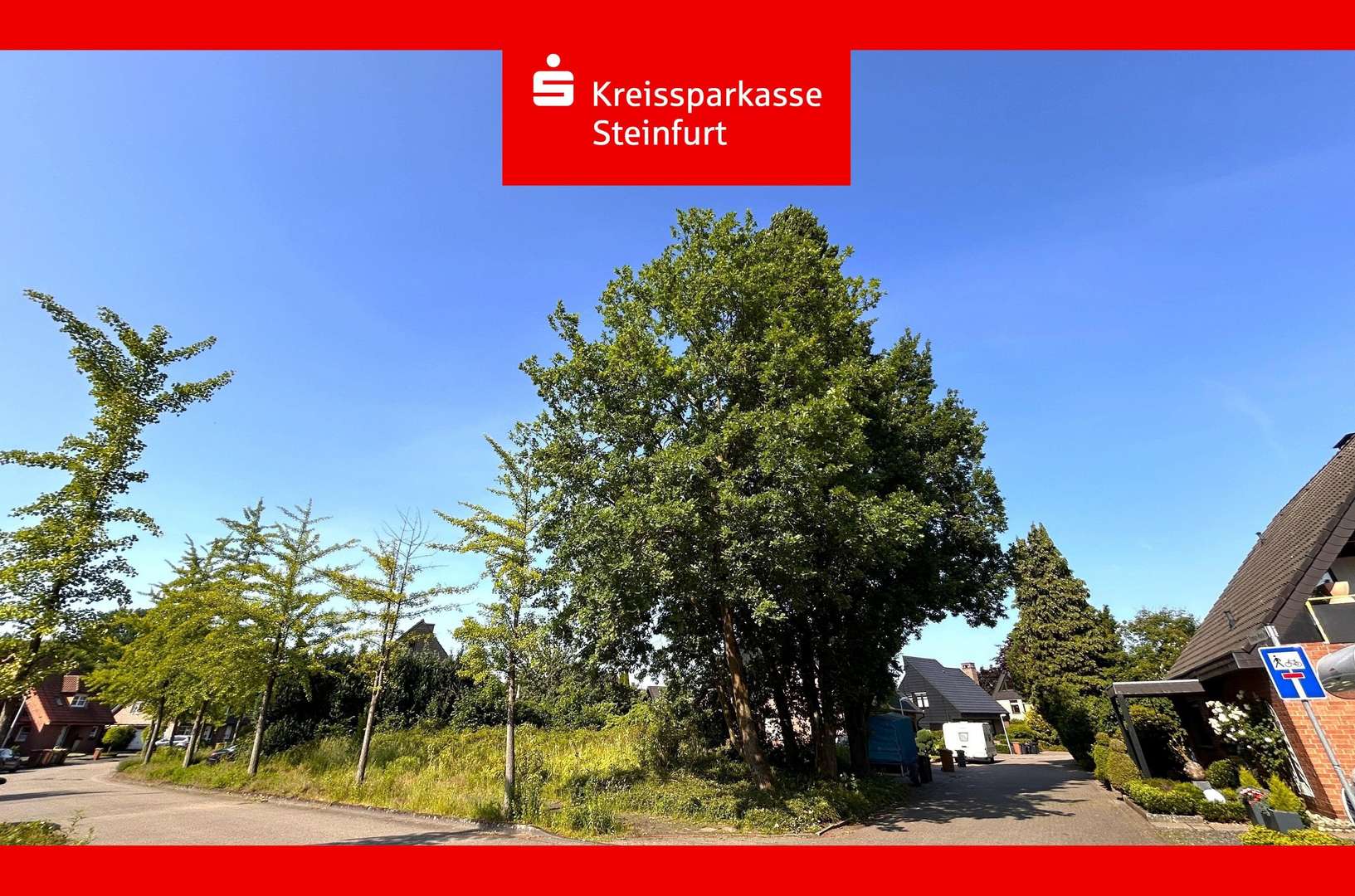 Südöstliche Straßenansicht - Grundstück in 48282 Emsdetten mit 614m² kaufen