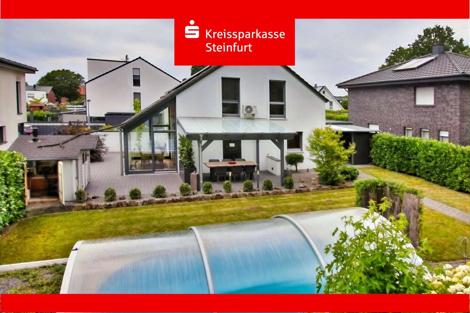 Gartenansicht - Einfamilienhaus in 48432 Rheine mit 120m² kaufen