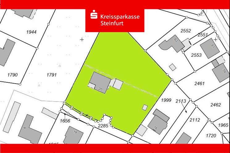 Flurkarte - Grundstück in 49479 Ibbenbüren mit 3907m² kaufen