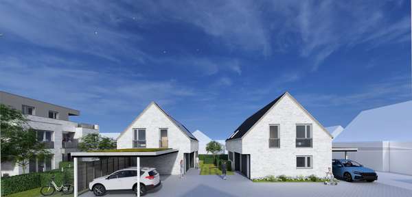 Westliche Gesamtansicht Westliche Gesamtansicht - Erdgeschosswohnung in 48282 Emsdetten mit 72m² kaufen