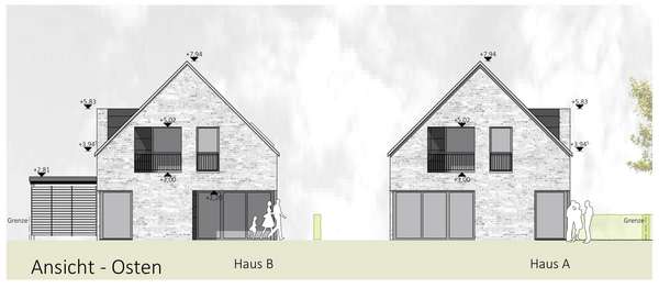 Seitenansicht - Dachgeschosswohnung in 48282 Emsdetten mit 62m² kaufen