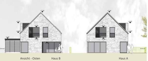 Seitenansicht - Erdgeschosswohnung in 48282 Emsdetten mit 80m² kaufen