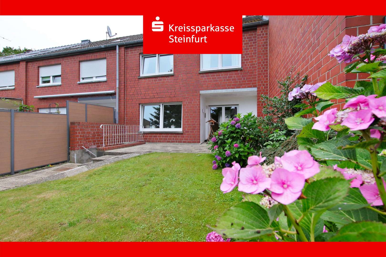 Gartenansicht Gartenansicht - Reihenmittelhaus in 48565 Steinfurt mit 112m² kaufen